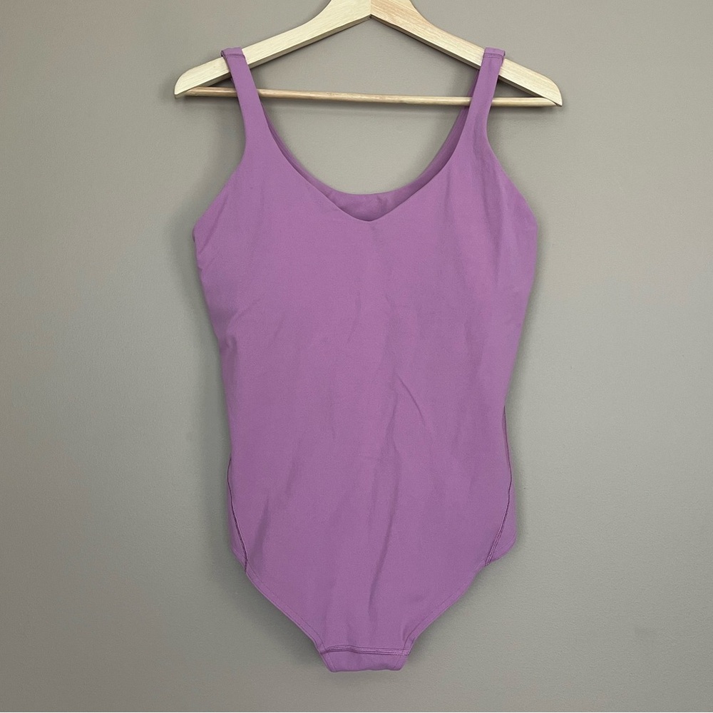 {Lululemon} Align Sleeveless Bodysuit with Thong Bottom in Velvet Dust - 12